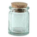LITTLE GLASS BOTTLE WITH CORK IN A PACK MEDIUM 